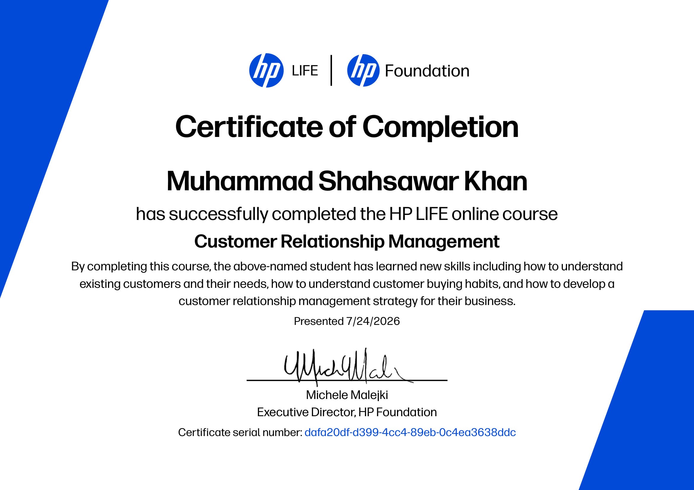Customer Relationship Management
